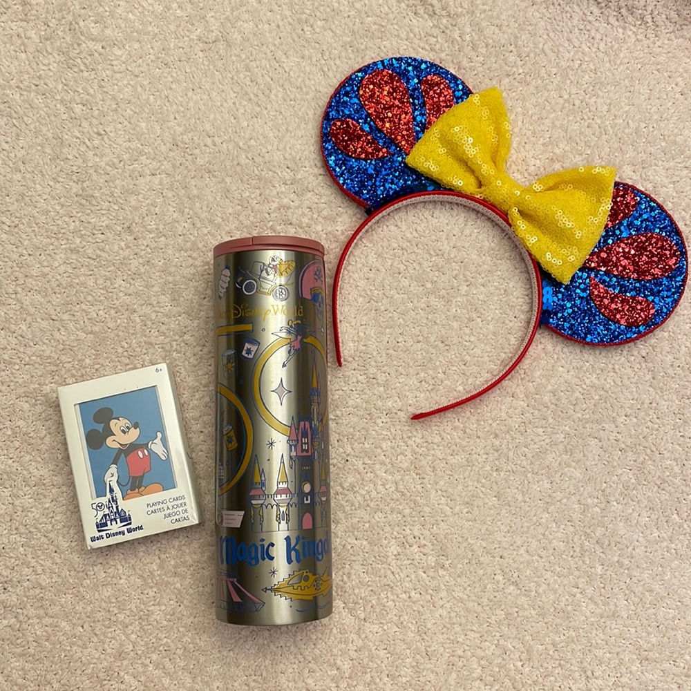 WDW 50th Anniversary Magic Kingdom Starbucks Tumbler
